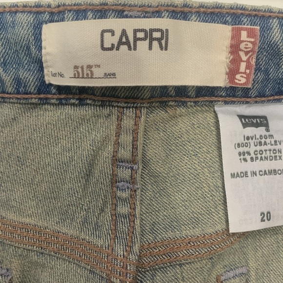 LEVI’S 515 Oversize Vintage Jeans Wide Leg Pants High Rise Distressed Workwear - Picture 9 of 10